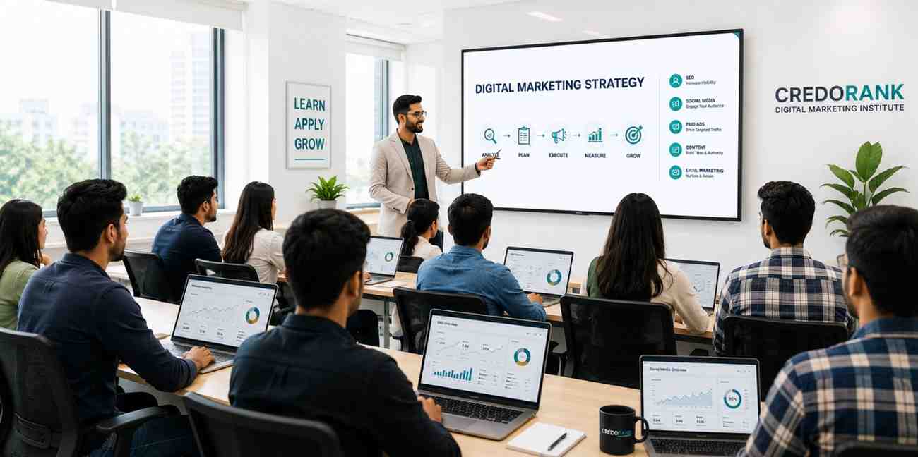 Digital Marketing Course at CredoRank Institute Solan Himachal Pradesh