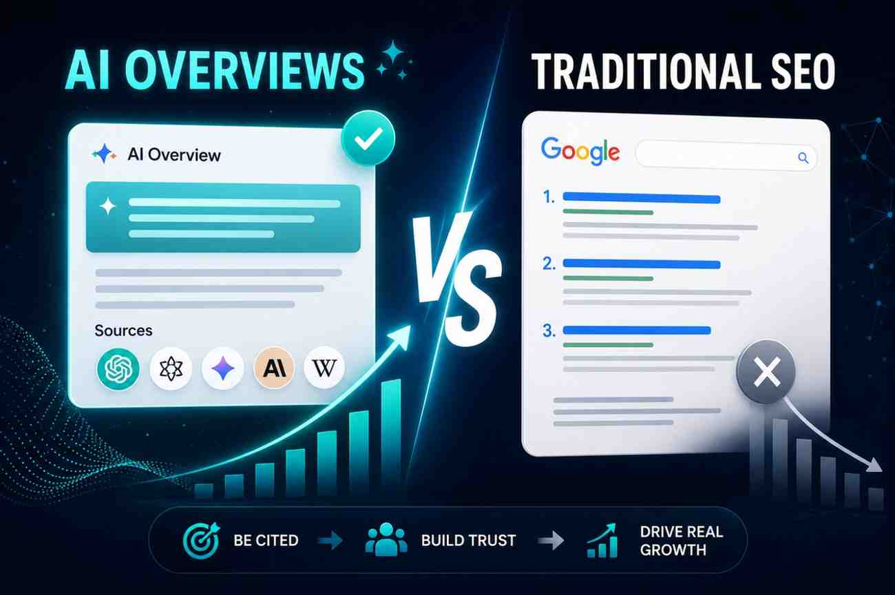AI Overviews vs Traditional SEO